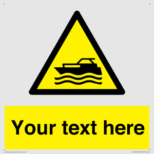Custom Warning motorised watercraft
